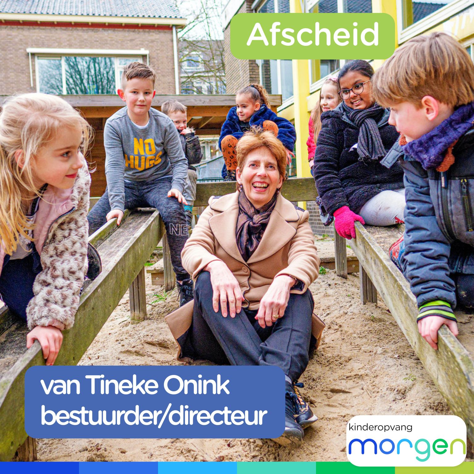 Afscheid van bestuurder Tineke Onink bij BMK-lid Kinderopvang Morgen