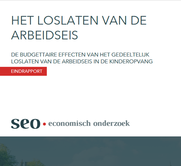SEO-onderzoek: gratis kinderopvang voor álle kinderen blijkt betaalbaar